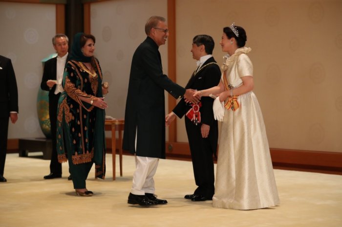President of Pakistan Dr. Arif Alvi, attended the Enthronement Ceremony of the Emperor of Japan Naruhito (22.10.2019)